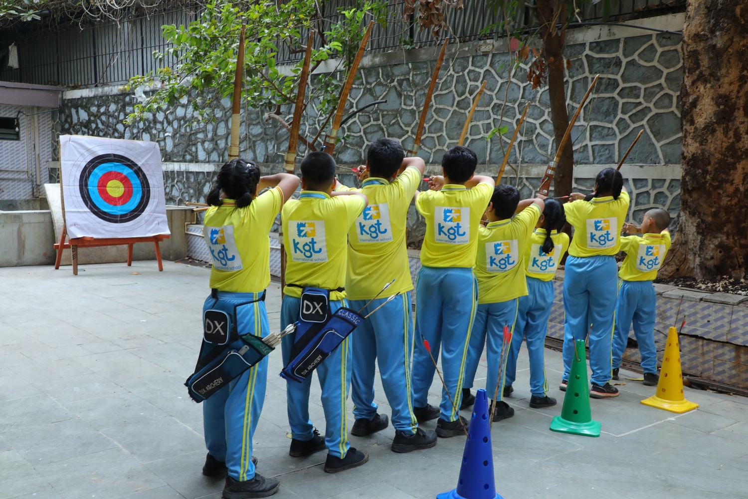 Students in activity hall