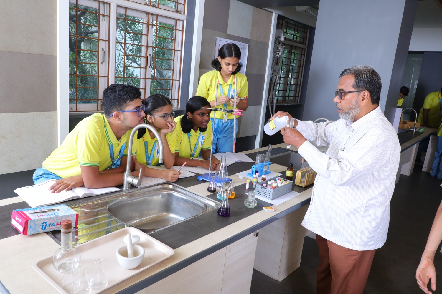 IGCSE science lab work