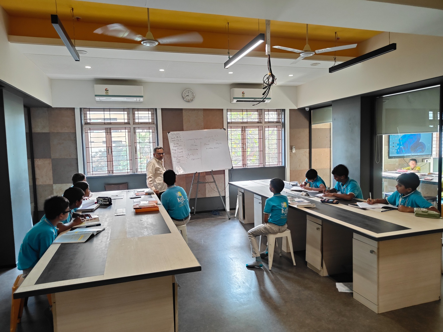IGCSE classroom discussion