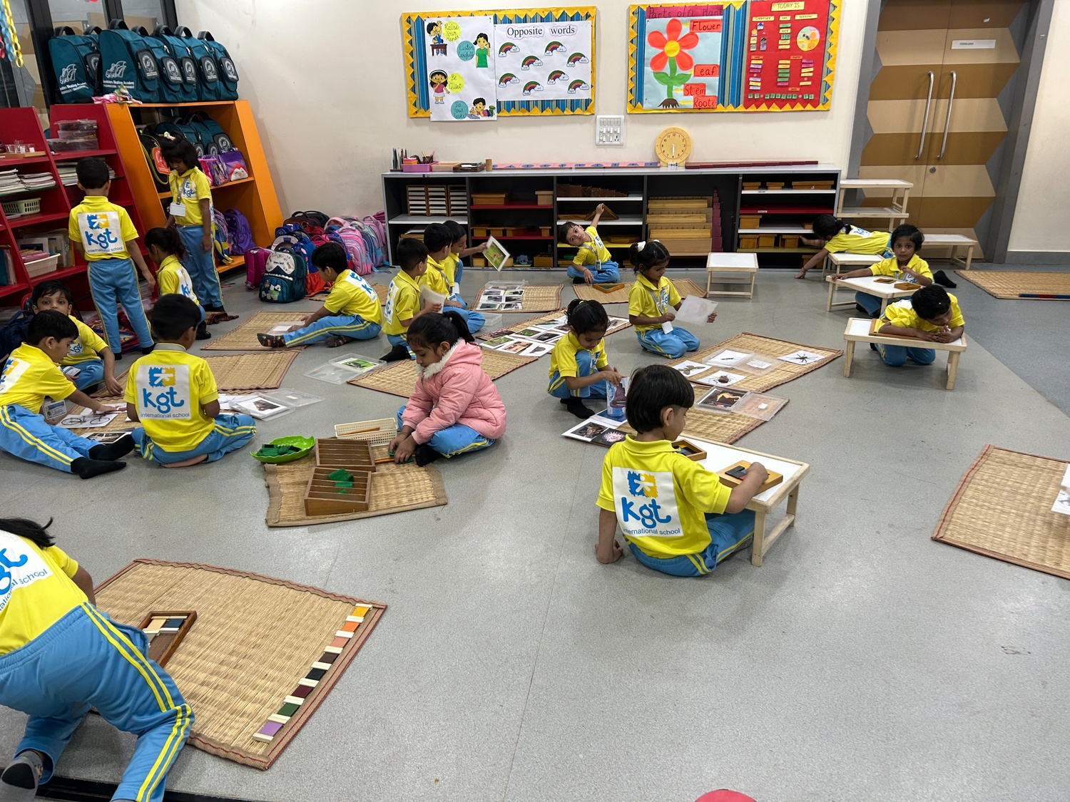 Montessori classroom circle time