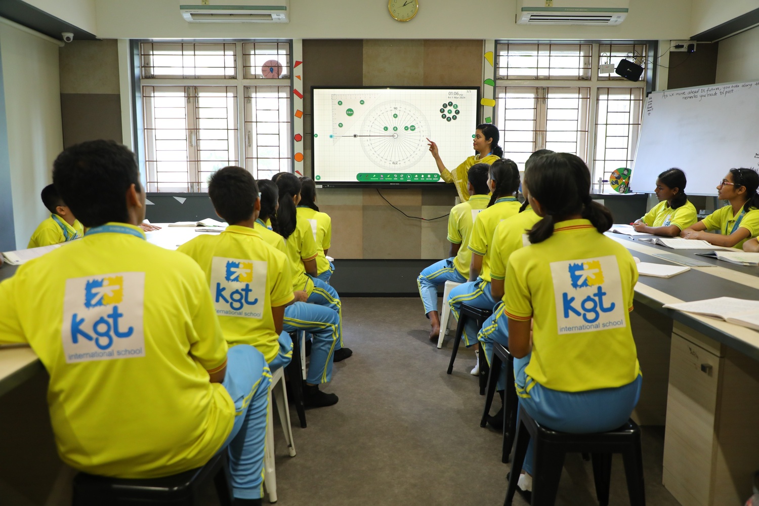 MYP students in discussion